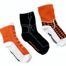 Harley-Davidson Boys 3-Pack Non-Skid Shoe-Look-Alike Socks 7070490