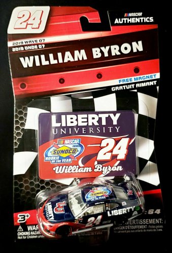2019 Wave 7 William Byron Nascar Authentics #24 LIBERTY UNIVERSITY 1:64