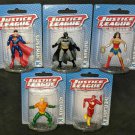 Set of 5 Justice League  3 Inch PVC Figurines  Mattel  NEW