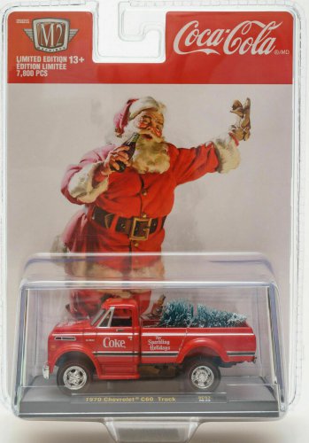 2020 M2 Machines Coca Cola Christmas 1970 CHEVROLET C60 TRUCK