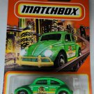 Matchbox '62 Volkswagen Beetle Green  VW Bug Taxi