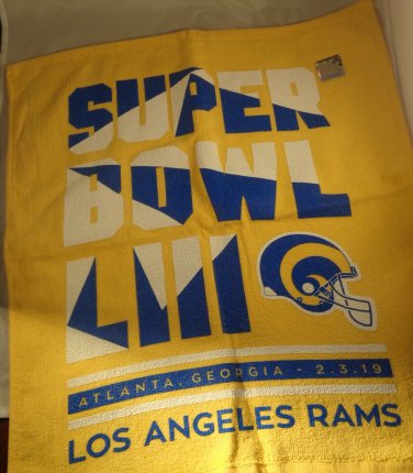 Los Angeles Rams Super Bowl Rally Towel Atlanta Georgia 2.3.19