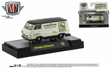 2021 M2 MACHINES 1970 DODGE A100 PANEL VAN GOODYEAR AUTO THENTICS R63 20-93