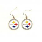 NEW Pittsburgh Steelers Dangler Earrings Hypo-Allergenic NFL Football