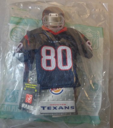 2007 Burger King Kids Meal Toy -- NFL Mini Jersey --Houston Texans #80