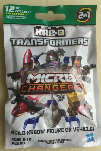 1 Kre-o Transformers Kreon Micro Changers, Kreo Figure or vehicle 2 in 1 (1 Bag)