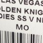 Las Vegas Golden Knights NHL Hockey Ladies Medium SS V Neck Top
