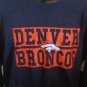 Denver Broncos Men's Large Long Sleeve Shirt