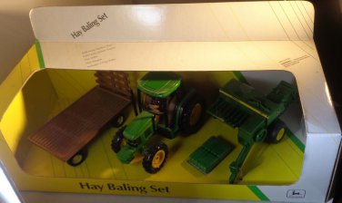 Ertl John Deere 3 Piece Hay Baling Set 1/32 Scale