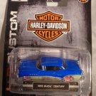 1955 '55 BUICK CENTURY HARLEY DAVIDSON MOTOR CYCLES BIKE DIECAST HD CUSTOMS RARE