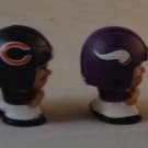 Teeny Mates -NFL NFC North Division PLAYERS (1-inch) packers,lions,vikes,Bears