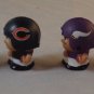 Teeny Mates -NFL NFC North Division PLAYERS (1-inch) packers,lions,vikes,Bears