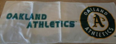 Oakland Athletics MLB Baseball Logo/Name White Towel