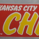 Kansas City Chiefs Bumper Sticker