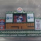 2019 FINAL SEASON TEXAS RANGERS VS NEW YORK YANKEES SCOREBOARD REPLICA - NEW