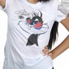 Harley-Davidson® LG Women's WB Penelope Flag Shades White Short Sleeve T-Shirt