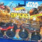 MONSTER TRUCKS GIANT HOT WHEELS STAR WARS DARTH VADER VS CHEWBACCA DOUBLE