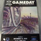 LAS VEGAS RAIDERS vs Indianapolis Colts Official Game Program 12/13/20 Gameday