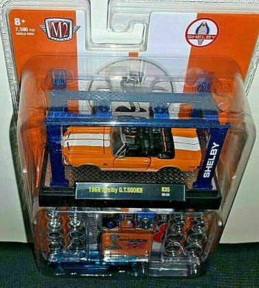 M2 Machines Model Kit 1968 Shelby GT500 KR Cobra Jet 428 Orange- Ships Free!