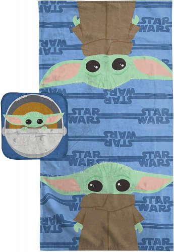 Star Wars The Mandalorian 2 Piece Towel Set NEW 100% Cotton Washcloth And Towel