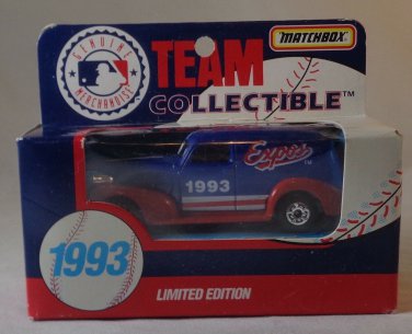 MATCHBOX 1993 TEAM COLLECTIBLE EXPOS GMC 1950 PANEL TRUCK