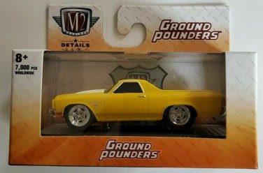 M2 MACHINES GROUND POUNDERS 1970 CHEVROLET EL CAMINO SS W/ BOX