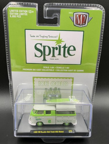 M2 Machines 1960 Volkswagen Double Cab Truck USA Sprite White/Green 2020 limited