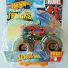 Hot Wheels Monster Trucks, Spider-Man w/ Re-crushable Car, New