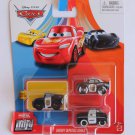 DISNEY PIXAR CARS MINI RACERS SHERIFF Deputies Series 3 PACK