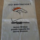 Denver Broncos Verizon Wireless White Rally Towel