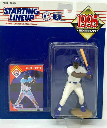 Starting Lineup Cliff Floyd sports figure 1995 Kenner Expos SLU MLB