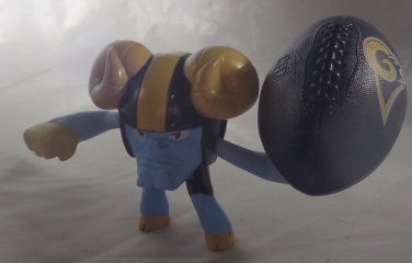 McDonald's NFL Rush Zone Los Angeles Rams Figure with Ball