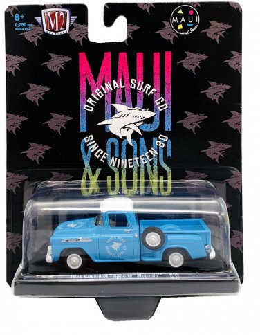 M2 Machines 1:64 - 1958 Chevrolet Apache Stepside (Blue) Auto-Drivers Release 68