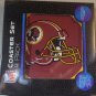 Washington Redskins 4 pack Flexible Coaster Set