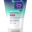 ONE Clean & Clear Deep Action Cream Facial Cleanser, 1 Oz.