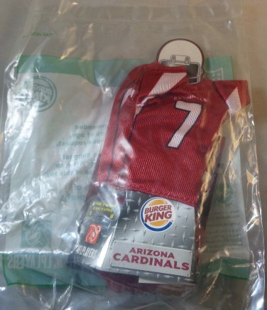 2007 Burger King Kids Meal Toy -- NFL Mini Jersey -- Arizona Cardinals  #7