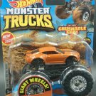 HOT WHEELS MONSTER TRUCKS CAMARO WITH CRUSHABLE CAR 2020 MATTEL 1:64 CAR 2/5