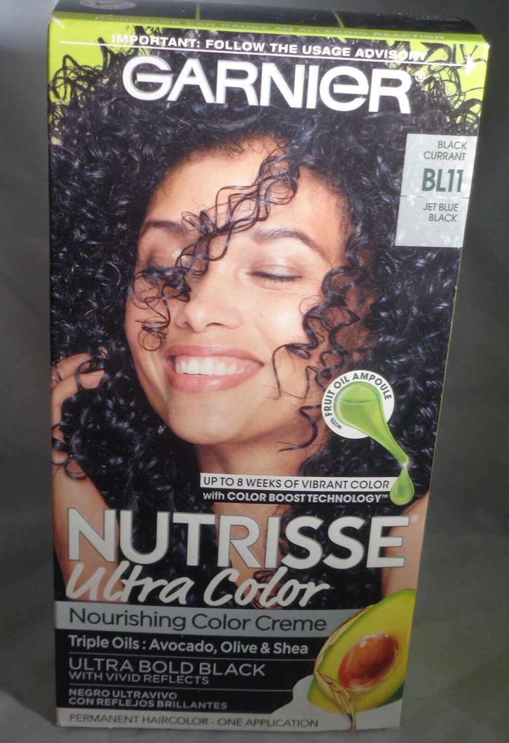 Garnier Nutrisse Ultra Hair Color Jet Blue Black G Bl11 0858