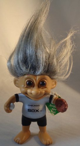 Chicago White Sox  MLB Troll Doll 1992 Good Luck Troll Bendable-Russ