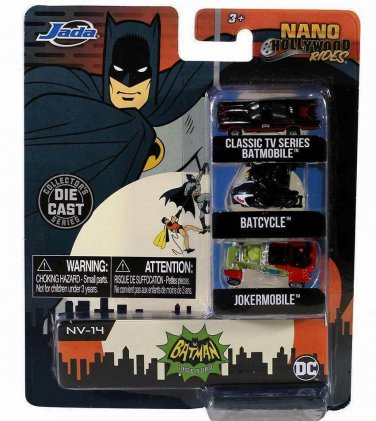 Jada Nano Hollywood Rides 1966 TV Classic Series Batman Collector's Series 31988