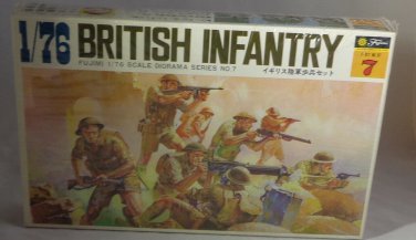 1/76 FUJIMI BRITISH INFANTRY MODEL KIT # 76029
