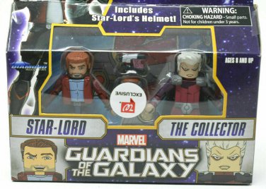 MARVEL GUARDIANS OF THE GALAXY MiniMates The Collector and Star Lord-NEW IN BOX