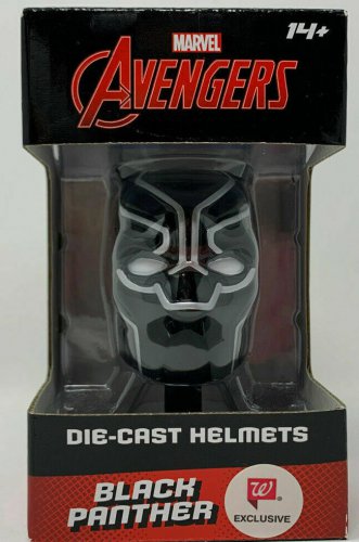 Black Panther Miniature Helmet Figure Figurine Marvel Comics Avengers Mini Movie