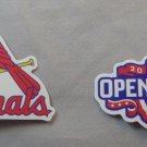 St Louis Cardinals MLB Baseball Sticker LOT of (2)