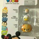 Disney Tsum Tsum 3 Pack Series 3 Happy 204 Ugly Duckling 344 Lady 230 New Sealed