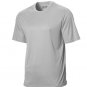 NEW A4 Men's Cooling Performance Crew Shirt Silver Medium Short Sleeve