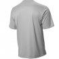NEW A4 Men's Cooling Performance Crew Shirt Silver Medium Short Sleeve