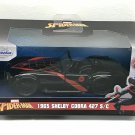 JADA 1:32 MARVEL AVENGERS Spider Man 1965 Shelby Cobra 427 S/C Black & Red New