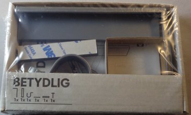 BETYDLIG IKEA 102.198.90 ROD BRACKET ROD HOLDER GRAY