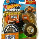 HOT WHEELS MONSTER TRUCKS WILL TRASH IT ALL w/ CRUSHABLE CAR 1:64. NEW* BIRTHDAY